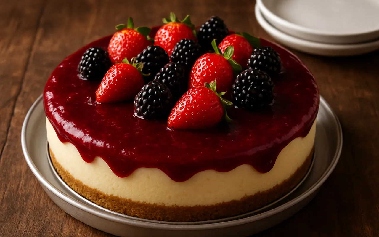 Cheesecake de frutas vermelhas