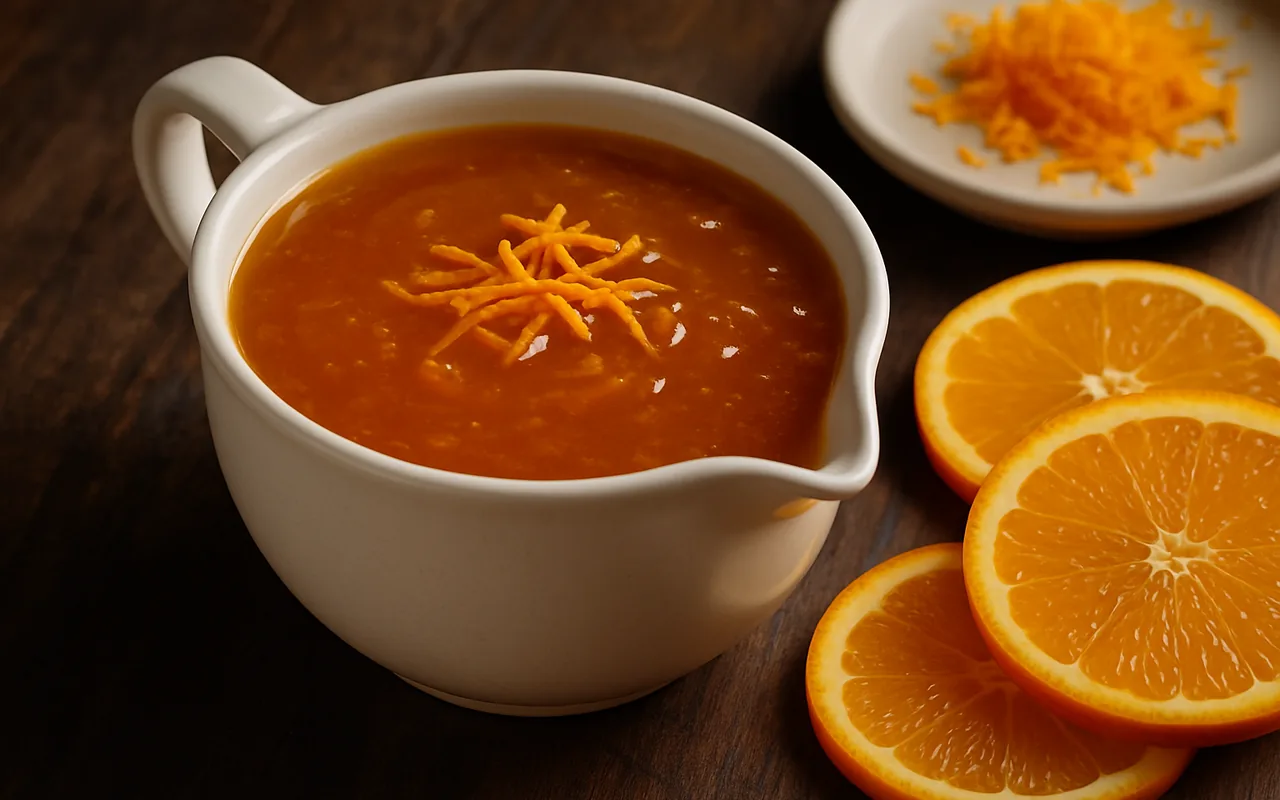 Molho de laranja para aves