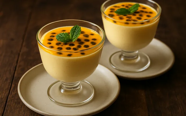 Mousse de maracujá fit