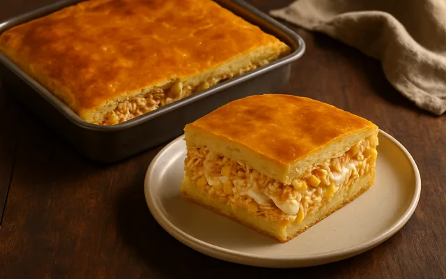 Torta salgada de frango